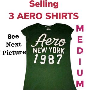 3 Aero Shirts for $22